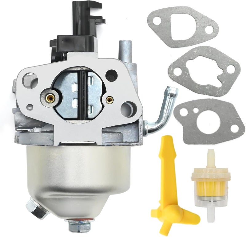 Anxingo Carburetor Replacement for 100424 27Ton 224cc Log Splitter Champion 25Ton Folsleine Balke Splitter with Gasket and Oil Filter, Replaces 27.131000.04, 27.131000.09 - Image 1